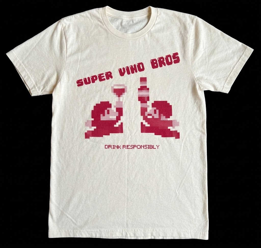 SuperVinoBros Tee – Cream