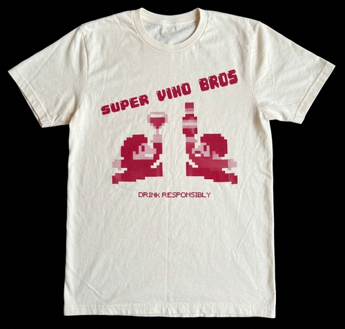 SuperVinoBros Tee – Cream